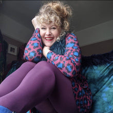 Load image into Gallery viewer, SNAG Opaque 80 Den Tights ~ Plum