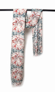 Japanese Print Cotton/Modal Designer Scarf