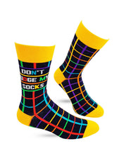 Load image into Gallery viewer, Don't Judge My Socks ~ Mens Crew Socks by Fazdaz
