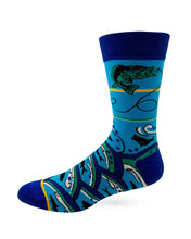 Load image into Gallery viewer, Women Want Me Fish Fear Me ~ Men&#39;s Crew Socks by Fabdaz
