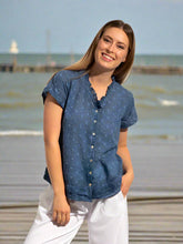 Load image into Gallery viewer, Mozaic Capricorn Top Plain ~ Denim Wash ~ Sz XS-XXL
