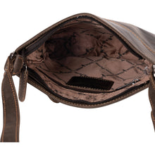 Load image into Gallery viewer, Greenwood Leather Tali Cross Body Bag ~ Chocolate

