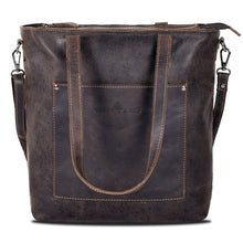 Load image into Gallery viewer, Greenwood Leather Bunbury Tote Bag ~ Brown
