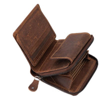 Load image into Gallery viewer, Greenwood Leather Tina Women&#39;s Wallet ~ Brown

