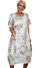 Load image into Gallery viewer, HELGA MAY Lingonberry Maxi Dress ~ White
