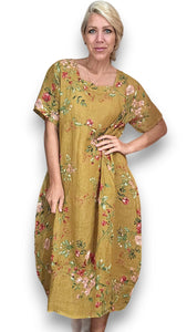 HELGA MAY Lingonberry Maxi Dress ~ Mustard