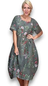 HELGA MAY Lingonberry Maxi Dress ~ Gray