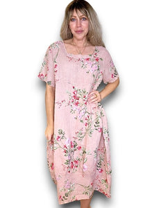 HELGA MAY Lingonberry Maxi Dress ~ Pink