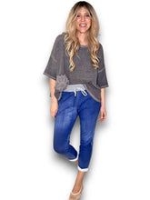 Load image into Gallery viewer, Helga May Cornelia Joggers ~ Denim Look Blue
