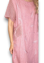 Load image into Gallery viewer, Helga May Linen C'est La Vie Easy Dress ~ Antique Berry

