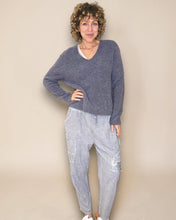 Load image into Gallery viewer, HELGA MAY Alpaca Blend V-Neck Jersey ~ Beautifully Soft in Various Colours

