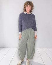 Load image into Gallery viewer, HELGA MAY Corduroy Barrel Leg Pants ~ Forest
