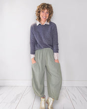 Load image into Gallery viewer, HELGA MAY Corduroy Barrel Leg Pants ~ Forest
