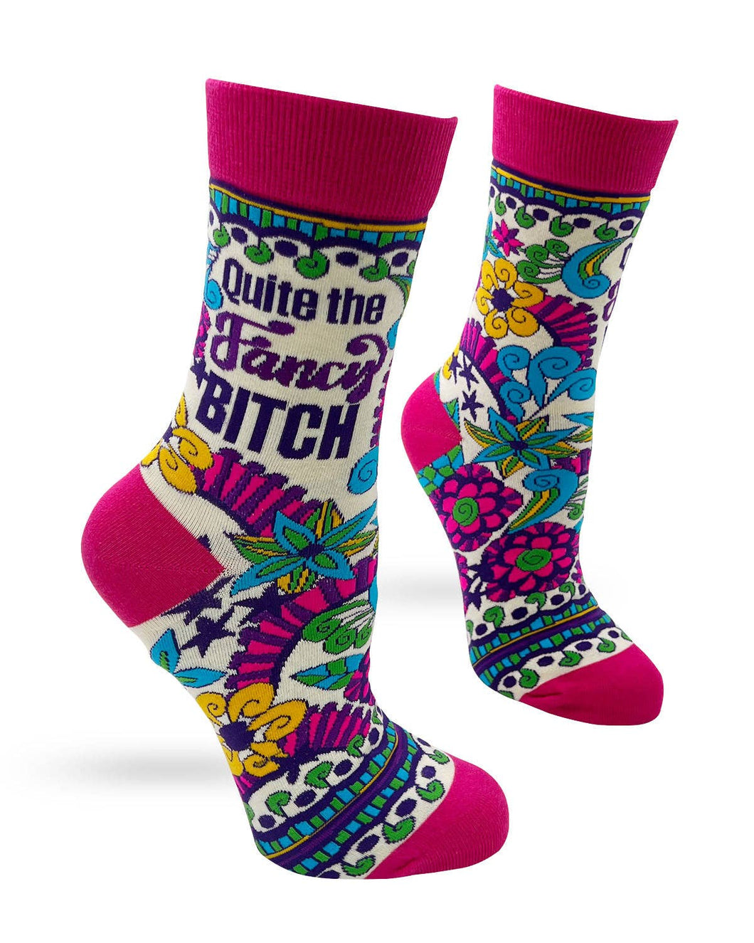 Quite The Fancy Bitch ~ Women's Crew Socks by FabDaz