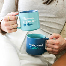 Load image into Gallery viewer, Splosh Mug Set ~ Planner, Organiser, Genius / Tagging Along Confused
