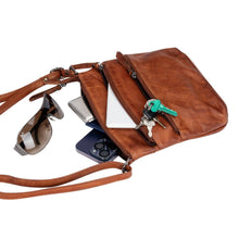 Load image into Gallery viewer, Greenwood Leather Isla Crossbody Bag ~ Black
