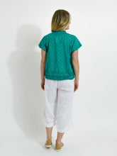 Load image into Gallery viewer, Mozaic Capricorn Top Plain ~ Teal Wash ~ Sz XS-XXL
