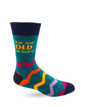 Load image into Gallery viewer, I&#39;m Not Old I&#39;m Retro ~ Men&#39;s Crew Socks by FabDaz
