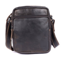 Load image into Gallery viewer, Greenwood Leather Carter Crossbody Bag ~ Chocolate

