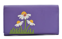 Load image into Gallery viewer, Peony Matinee Purse Purple - Mala Leather
