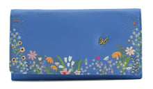 Load image into Gallery viewer, Shiloh Matinee Purse Blue - Mala Leather
