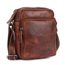 Load image into Gallery viewer, Greenwood Leather Carter Crossbody Bag ~ Sandal
