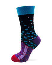 Load image into Gallery viewer, Peace Out Frog ~ Ladies Crew Socks by Fazdaz
