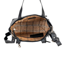 Load image into Gallery viewer, Greenwood Leather Rowan Shoulder &amp; Crossbody Tote Bag ~ Black
