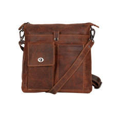 Load image into Gallery viewer, Greenwoodl Leather Tauranga Cross Body Bag ~ Sandal
