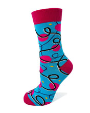 Load image into Gallery viewer, I See Your Sarcasm &amp; Raise You Some Sass ~ Ladies&#39; Crew Socks by FabDaz
