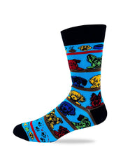 Load image into Gallery viewer, Every Move You Make, Every Bite You... ~ Men&#39;s Crew Socks by FabDaz

