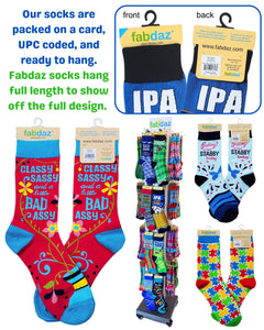 I Became a Teacher For The Money & Fame ~ Ladies' Crew Socks by FabDaz