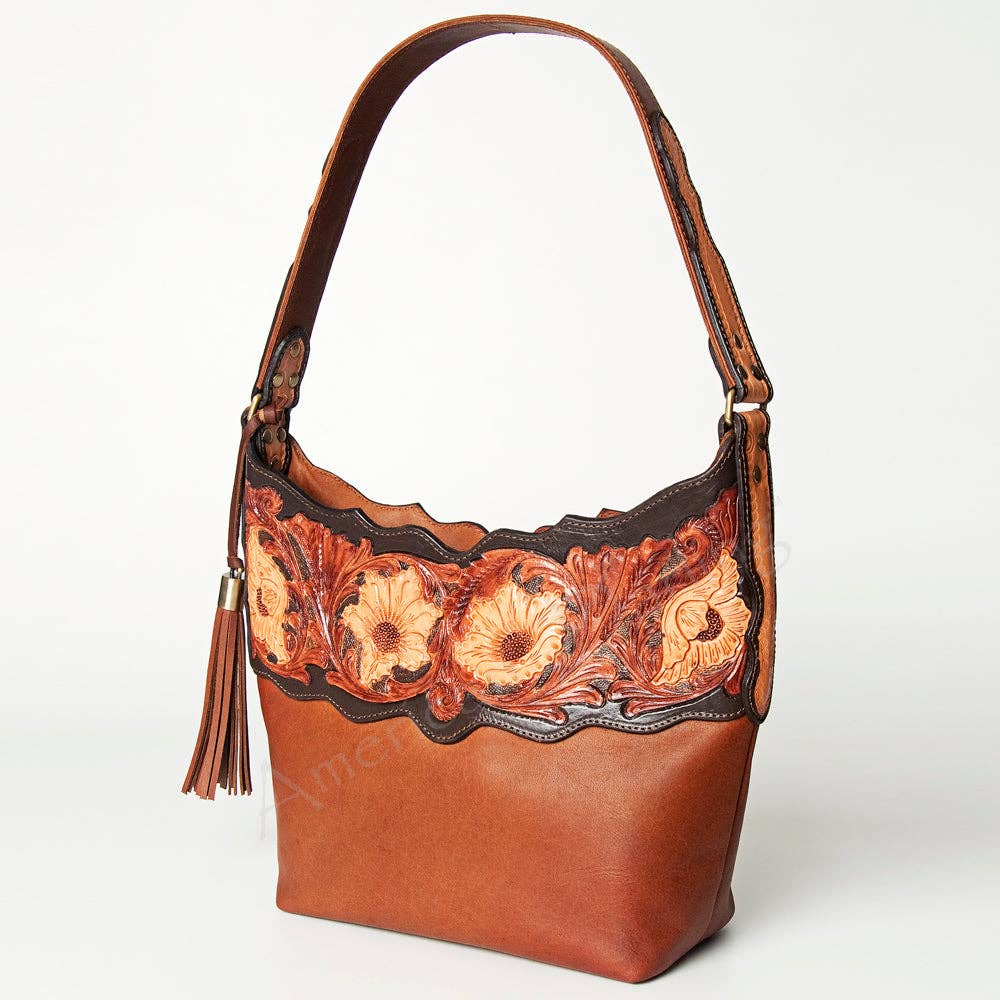 Western Leather Hobo Bag ~ June