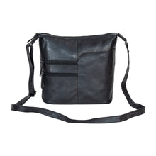 Load image into Gallery viewer, Greenwood Leather Bianca Shoulder Bag ~ Black
