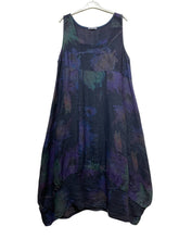 Load image into Gallery viewer, Colette Italian Made Linen Sleeveless Truffula Maxi Dress ~ L/Pink
