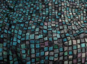 Mosaic Tile Cotton/Modal Designer Scarf