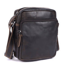 Load image into Gallery viewer, Greenwood Leather Carter Crossbody Bag ~ Chocolate
