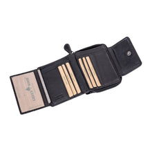 Load image into Gallery viewer, Greenwood Leather Tina Ladies&#39; Wallet ~ Black
