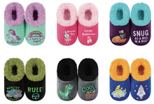 Load image into Gallery viewer, Slumbies® Cosy Toddler Slippers ~ Snug as a Bug
