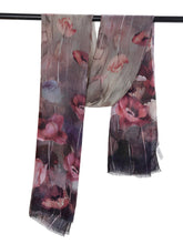 Load image into Gallery viewer, Floral Cotton/Modal Designer Scarf
