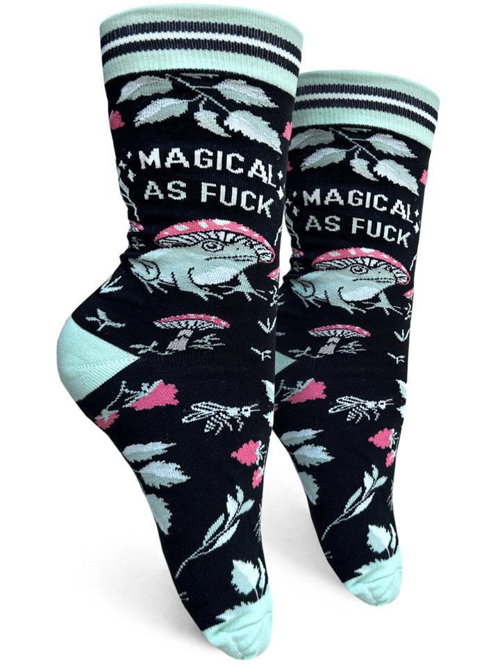 Magical AF ~ Women's Crew Socks by Groovy Things