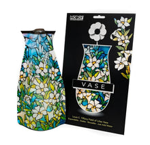 Load image into Gallery viewer, Modgy Vase ~ Tiffany Field of Lillies
