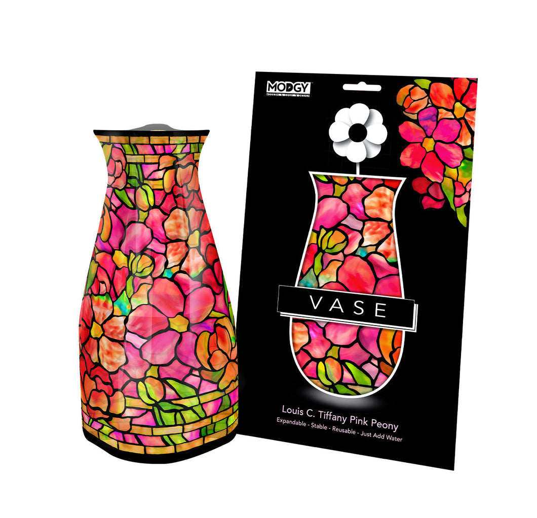 Modgy Vase ~ Tiffany Pink Peony