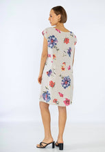 Load image into Gallery viewer, Colette Italian Made Linen Slim Fit Dress ~ Flora White
