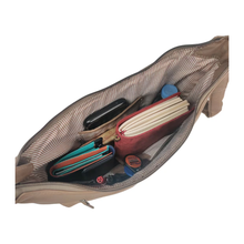 Load image into Gallery viewer, Greenwood Leather Diane Classic Shoulder Bag ~ Taupe
