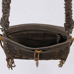 Western Leather Crossbody Bag ~ Fay