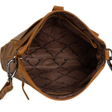 Load image into Gallery viewer, Greenwood Leather Tauranga Crossbody Bag ~ Camel

