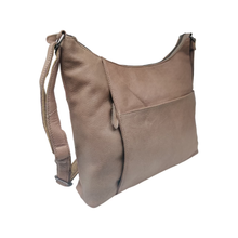 Load image into Gallery viewer, Greenwood Leather Diane Classic Shoulder Bag ~ Taupe
