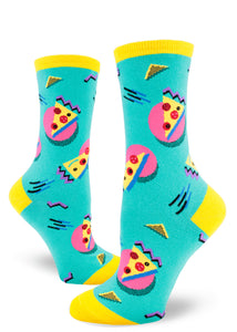 ’80s Pizza Party - Ladies Crew by Modsocks