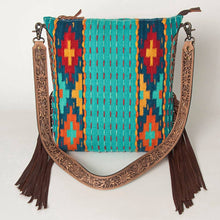 Load image into Gallery viewer, Western Leather Messenger Bag ~ Laney
